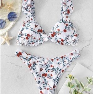 Brand new floral bathing suit